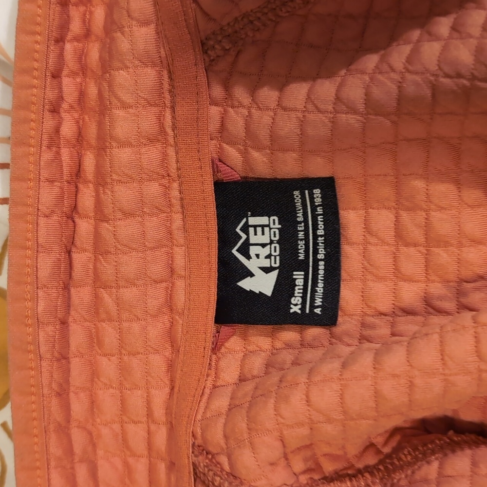 Zip up waffle layer top